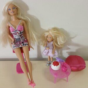 Barbie & Chelsea party set with 30+ accessories (see all pics)
